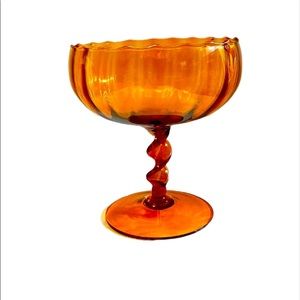 Amber twist Vintage Bowl